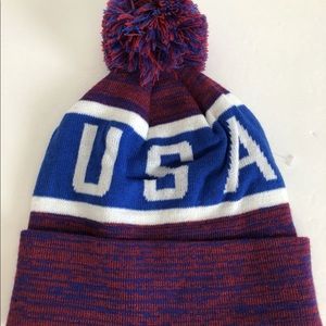 usa soccer knit hat